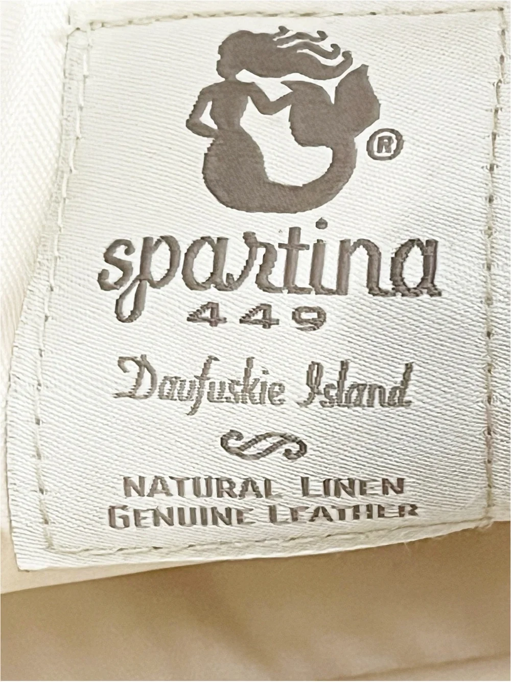 SPARTINA 449 Plaid Natural Linen Genuine Leather Interior Exterior Bag W/ Wallet